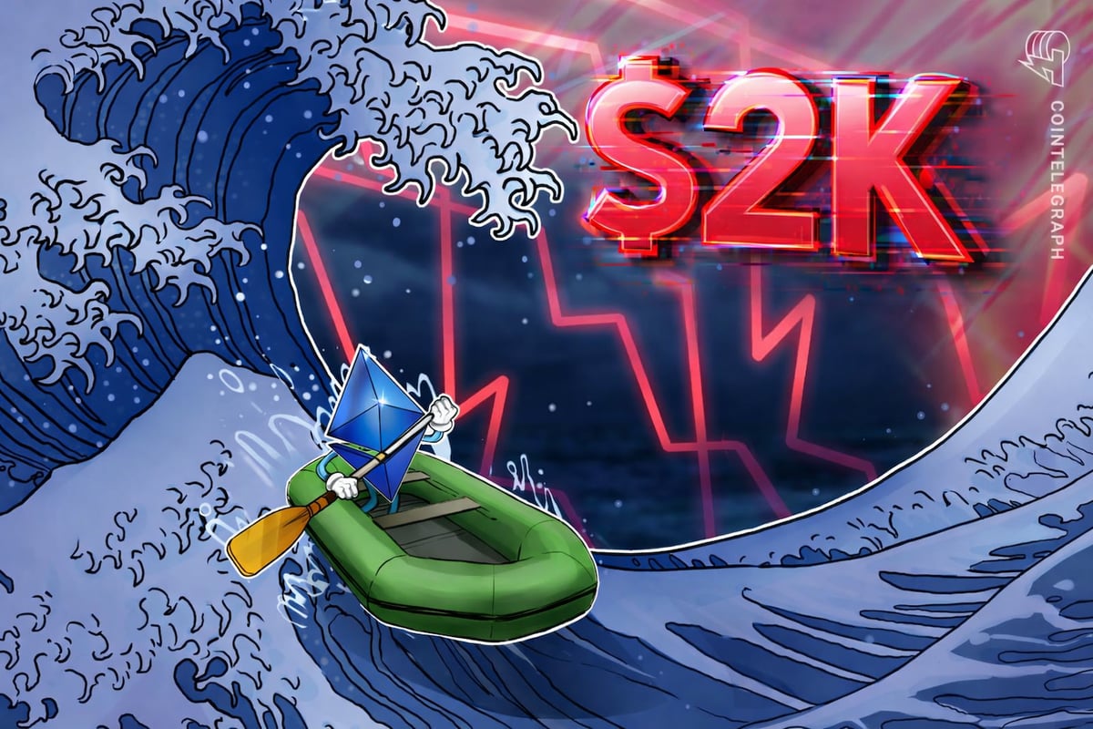 Ethereum Loses $2K as Traders Expect a Deeper Correction in ETH Price