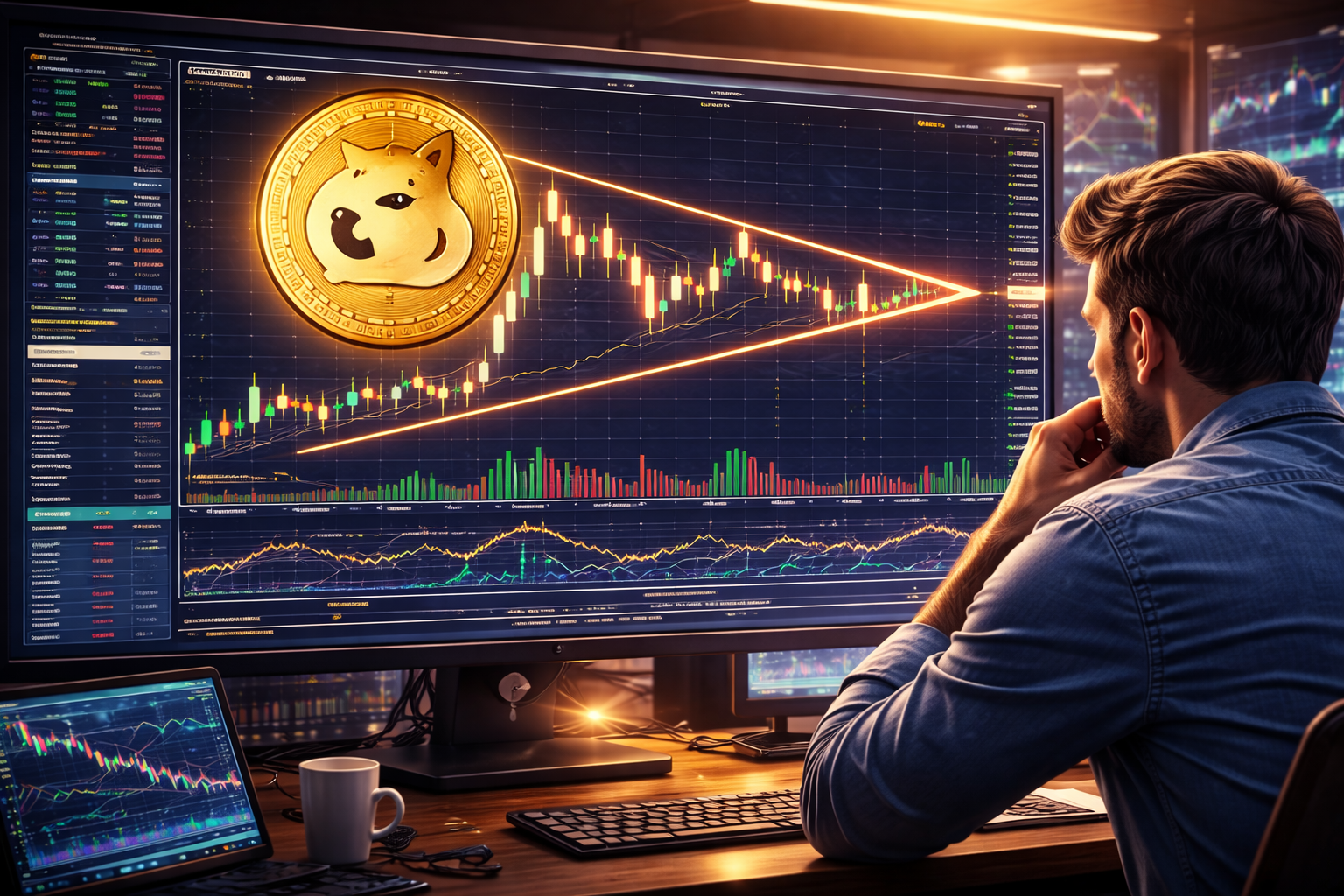 A consolidating DOGE chart